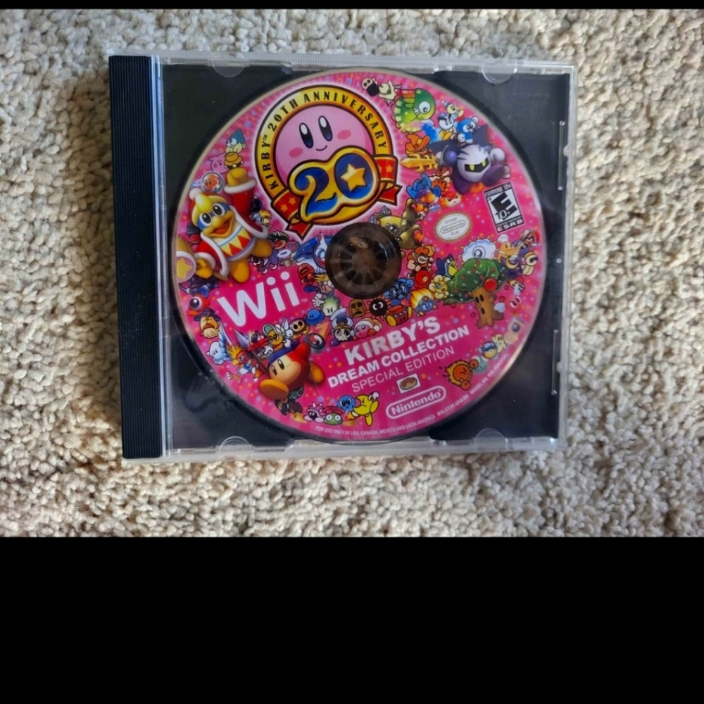 20th Anniversary Kirby's Dreamland Collection WII Game